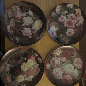 Fragrance Collection Decorative Plates Set, Dearest,Circus,Embarrassment,Rimosa